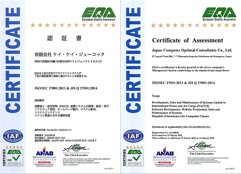 ISO/IEC 27001:2013